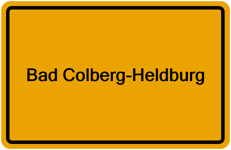 Handelsregisterauszug Bad Colberg-Heldburg